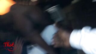 Cummed Goddess Black Spinner Fiance after Hubby Gets Goddess Lap Dance