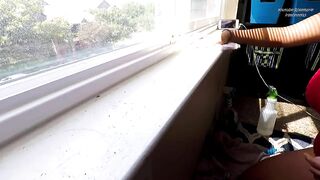 Mommy Goddess Cleaning Melons Bounce and Jiggle Quick Workout no Bra Vlog