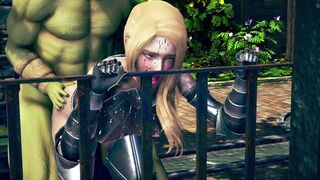 Female Knight Lose to Monster Ork - Episode.two