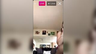 Having Fun with her self on Instagram IG: Sin_royal119