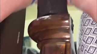 milf Squirting on XL King Penis