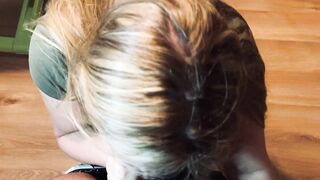 Stupid Skank Cum inside Mouth