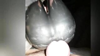 Sweet assjob. Rebecca grind her nice butt inside my penis