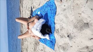 Real Amateur Ex-Wife inside Voyeur Nude Film inside Outside Beach