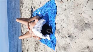 Real Amateur Ex-Wife inside Voyeur Nude Film inside Outside Beach