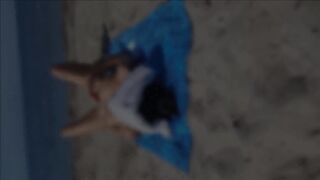 Real Amateur Ex-Wife inside Voyeur Nude Film inside Outside Beach