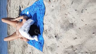 Real Amateur Ex-Wife inside Voyeur Nude Film inside Outside Beach