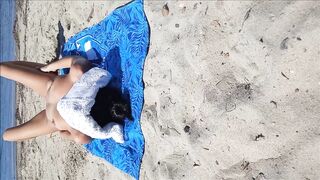 Real Amateur Ex-Wife inside Voyeur Nude Film inside Outside Beach