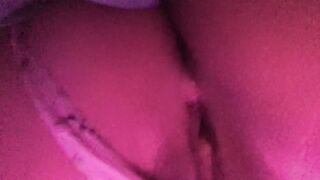 Underwear On! View me Finger Banged! my Soak Twat until i Cum!