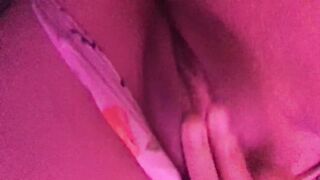 Underwear On! View me Finger Banged! my Soak Twat until i Cum!