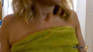 MATURE4K Older Woman Takes Advantage of Excited Man and Gets Drilled