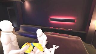 Princess Peach Has Fun With a lot of Goombas