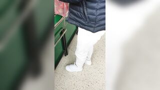 Step Cougar Virgin Fucked into Supermarket with Step Son
