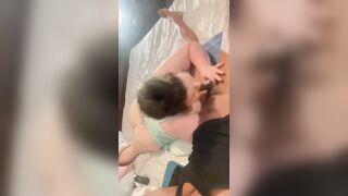 Sloppy Lynn Cellphone Scene Irresistible Bj from this Country bimbos
