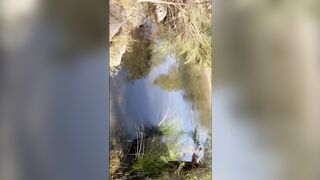 Public Exhibitionist Plowed Female Orgasm and Cummed. Spectators