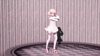 Mmd R18 Licking Cock by Adorable women she Suck the Cock like