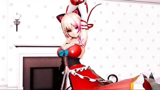 Mmd R18 Beauty Women and Cow sluts Play together Boned Booty 3d