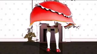 Mmd R18 Beauty Women and Cow sluts Play together Boned Booty 3d