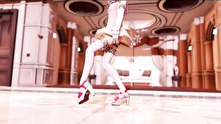 Mmd R18 Adorable bimbos Hand Job mr Pink Nuts 3d Cartoon