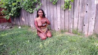 Goddess Pocahontas Head with Squirting and Cummed
