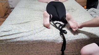 fetish bound 19 year old toes tickled
