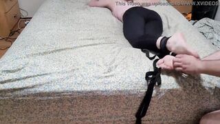 fetish bound 19 year old toes tickled