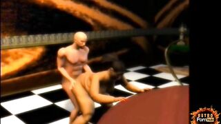 2funky4u HUGE BUTT BLACK Vagina Eaten BIG TIT BJ Cum Face LONG TITTED