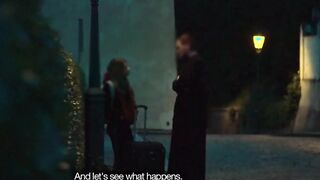Thin Cutie publicly pulled for fellatio inside van