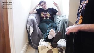 Toes Sub Worships Smoking Female Domination Foot
