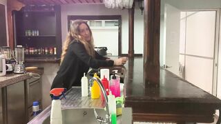 Fellatio inside a Restaurant to my Boss
