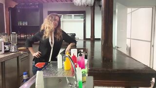 Fellatio inside a Restaurant to my Boss