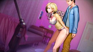 Shelter-Lustful Blonde Banged and Spanked Rough