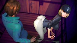 Shelter-Lustful Blonde Banged and Spanked Rough