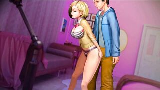 Shelter-Lustful Blonde Banged and Spanked Rough