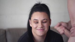 Extreme Close Up Oral Sex with babe Facial For Pretty Pawg
