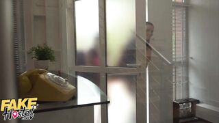 Fake Hostel Hidden Affair Turns inside Bed Bunk 3Some with