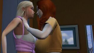 I Slam my Dyke Gf against the Closet - Sexsual Hottie Animations