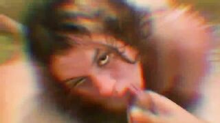 Super Sexy Hispanic Mom La Paisa sucking off El Rolo’s cock into