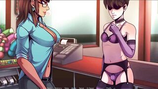 FutaDomWorld-Dark Haired Barely Legal Strap on Pvc