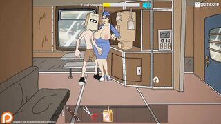 Fuckerman:Booty Fucking and Long Facial Jizzed on a Train-Ep3