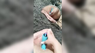 MILF/PAWG Cremes an Squirts after Having Fun inside Panties for Live Fans