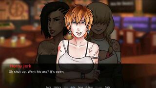 FutaDomWorld-Black Older Bar Plowed 3 Way
