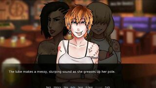 FutaDomWorld-Black Older Bar Plowed 3 Way