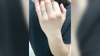 Huge Ass Dark Hair Shows off and Plays with Crazy Hot Vagina
