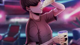 FutaDomWorld-Cummed Cocktail at the Bar