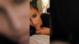 Getting a Bomb Booty Bj from a Babe Hispanic Wifey