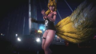 Mmd R18 Foxy Lady with Long Boobs hot and Beauty 3d Anime