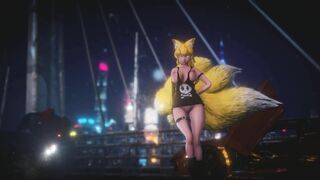 Mmd R18 Foxy Lady with Long Boobs hot and Beauty 3d Anime