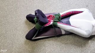 Spider Gwen's Fetish Escape Practice #1 - first try at a Fetish