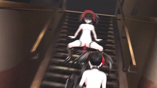 Kurumi's Duplicates are having Fun on their Own.
